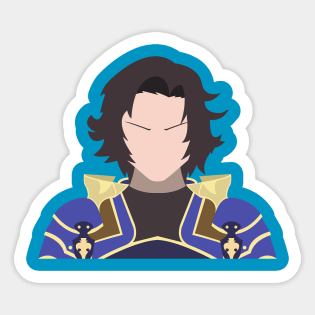 Lancelot Vector Sticker by MagicFlounder